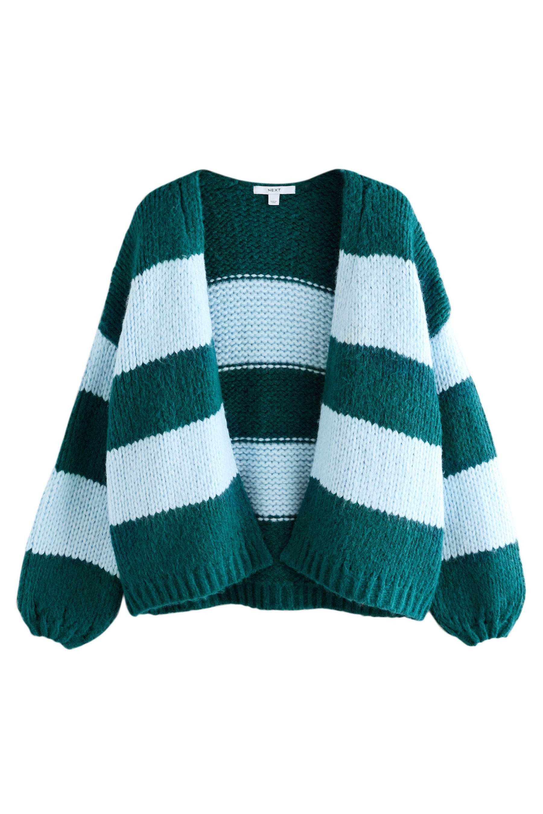 Next Strickjacke Weiche Strickjacke im Grobstrick mit Wolle (1-tlg) günstig online kaufen