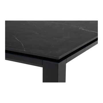 Lesli Living Gartentisch Gartentisch Tisch Monte Carlo Pardo 180 cm schwarz Marmoroptik