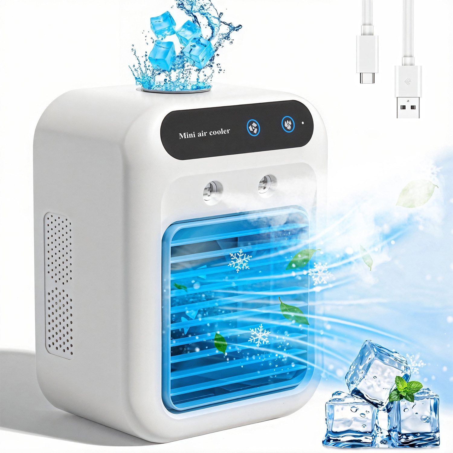 RWEUOQ Ventilatorkombigerät Ventilatorkombigerät Tragbarer Luftkühler Klima günstig online kaufen