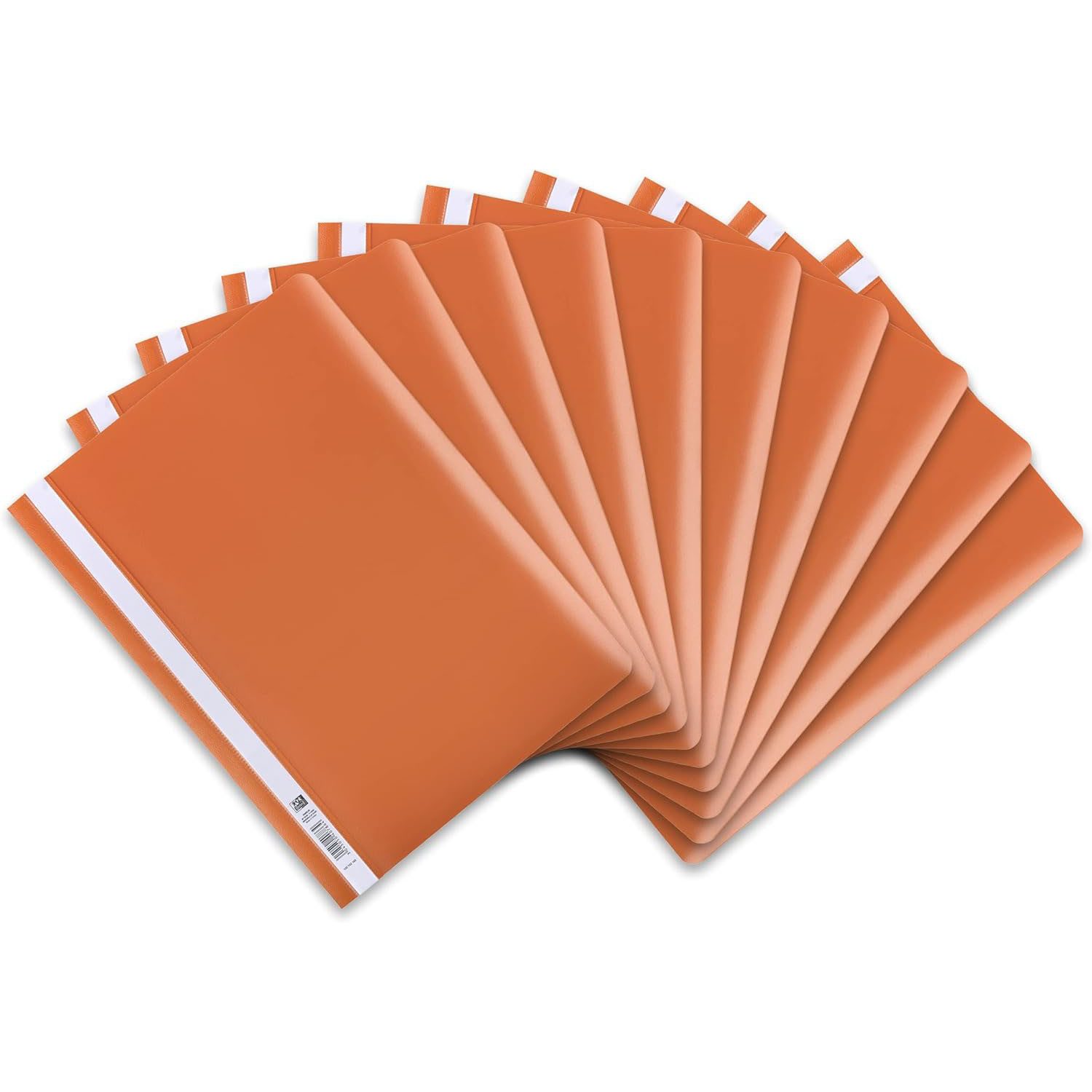 Hefter 10x Oxford Schnellhefter, DIN A4, PP, orange