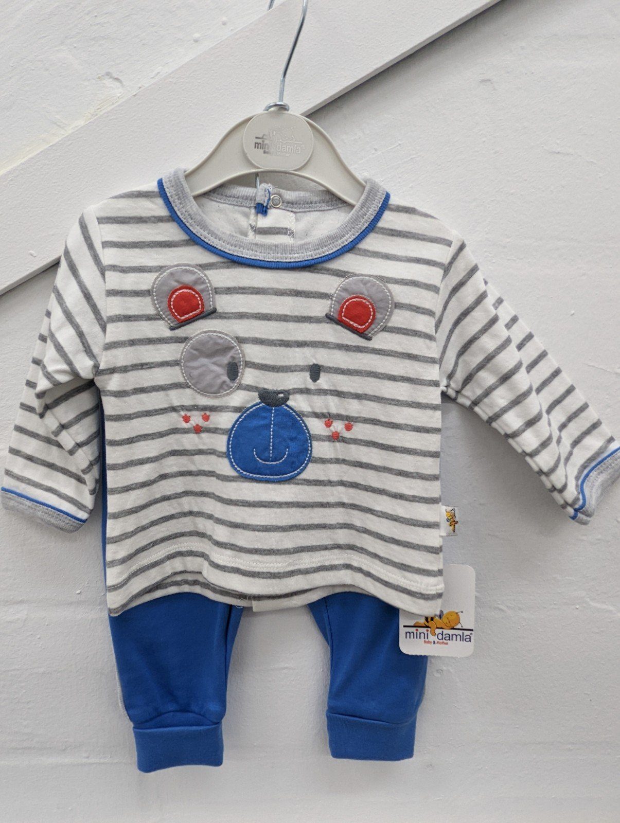 mini damla Anzug Baby Set 2-teilig Blau