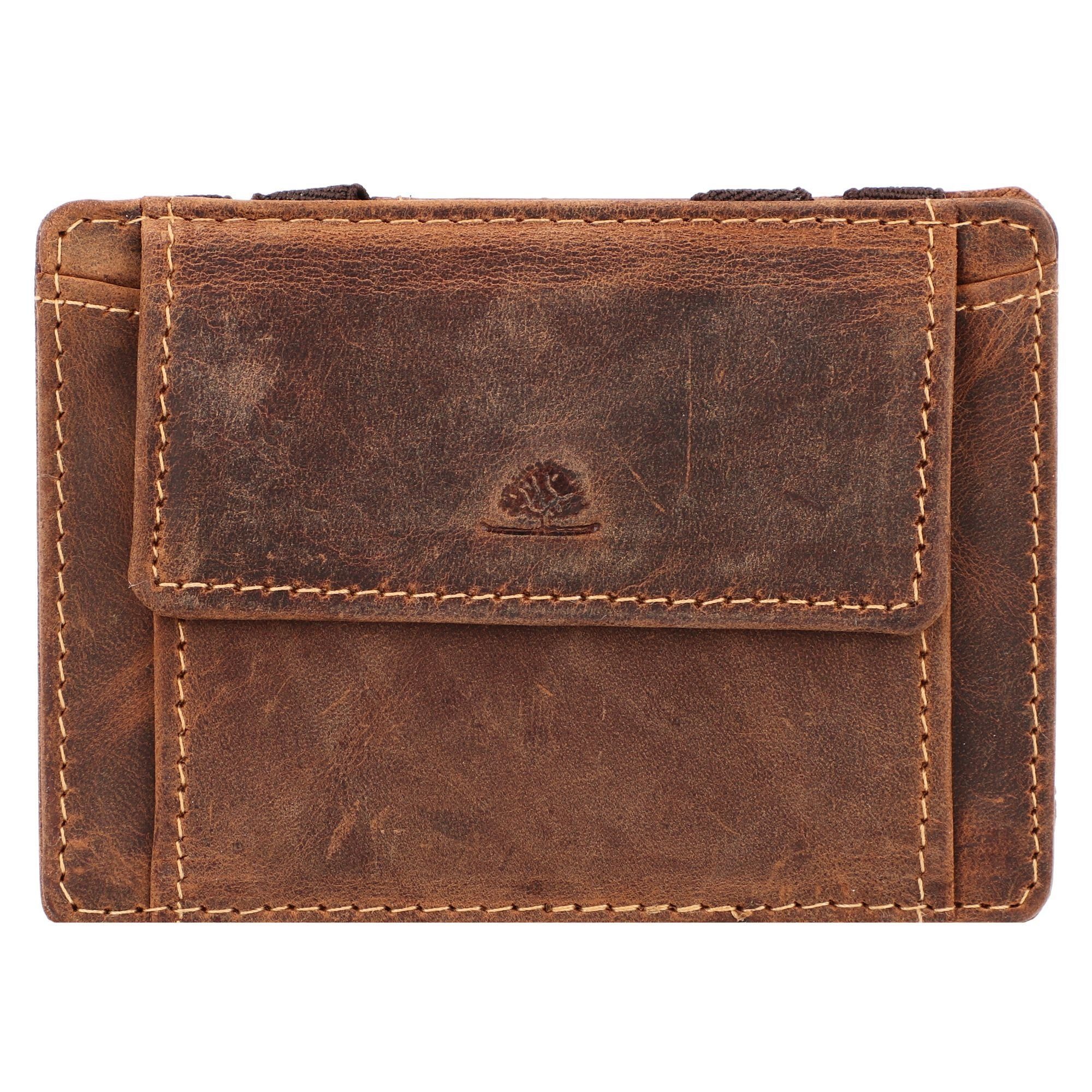 Greenburry Geldbörse Vintage, Leder brown