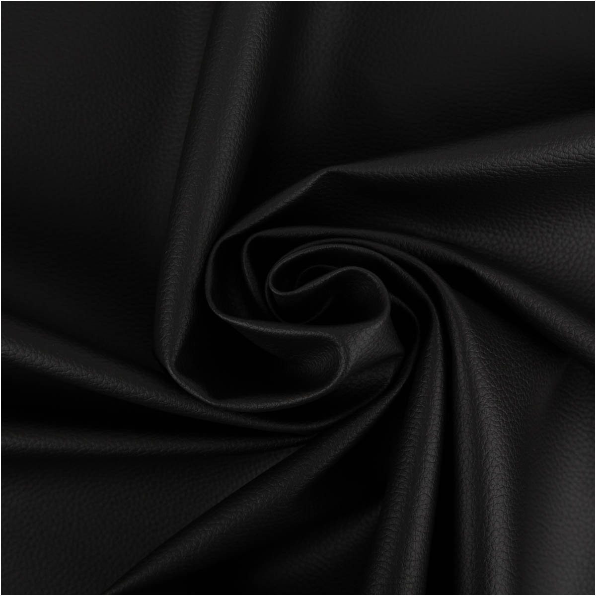 SCHÖNER LEBEN. Stoff Kunstleder Polsterstoff schwarz Meterware robust & pflegeleicht 140cm, pflegeleicht,abwaschbar – Bild 5 von 5