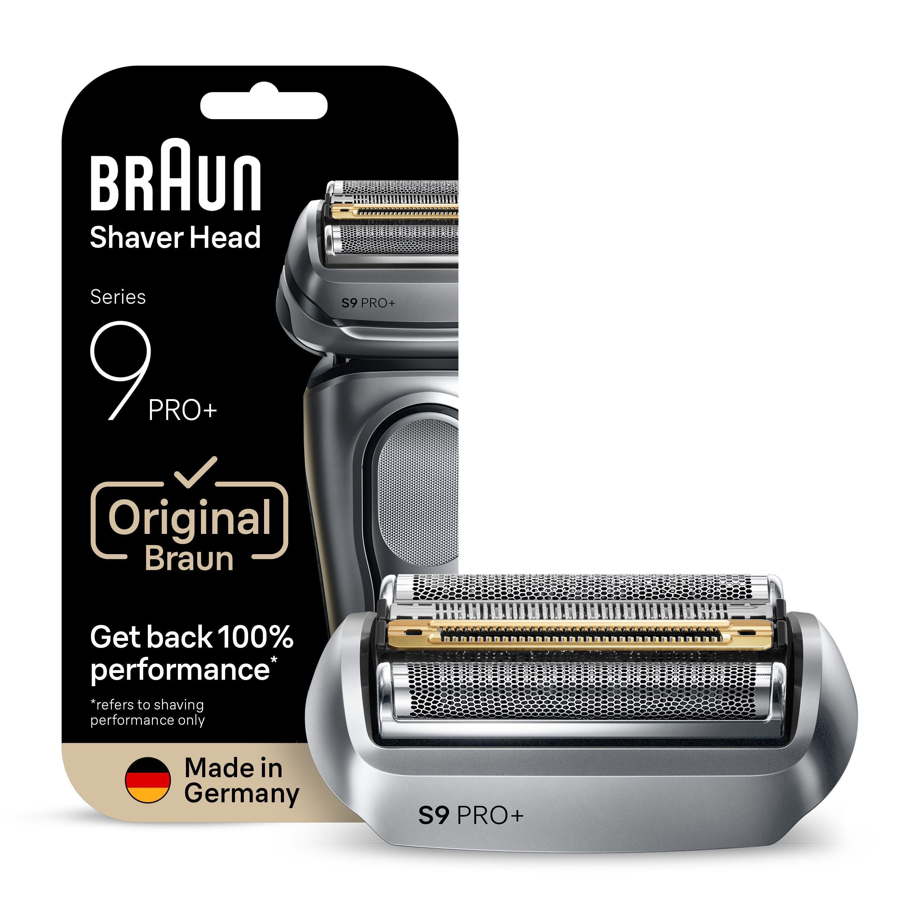 Braun Ersatzscherkopf Series 9 96M, Kompatibel mit allen Braun Series 9 Бритвыn, ORIGINAL vom Hersteller