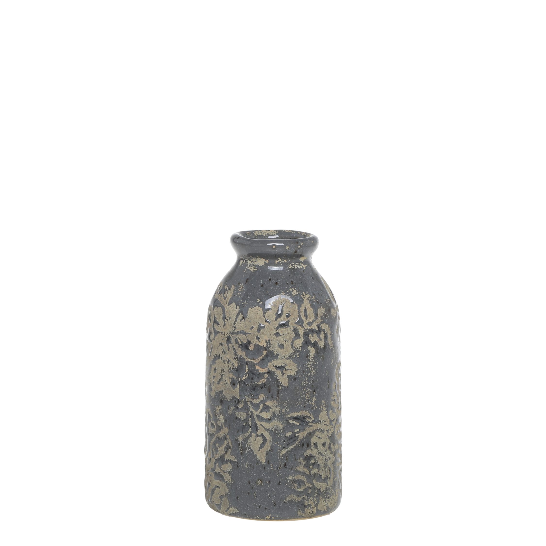 Annimuck Dekovase Chic Antique Antibes Flasche klein mit Intarsien Vase opa günstig online kaufen
