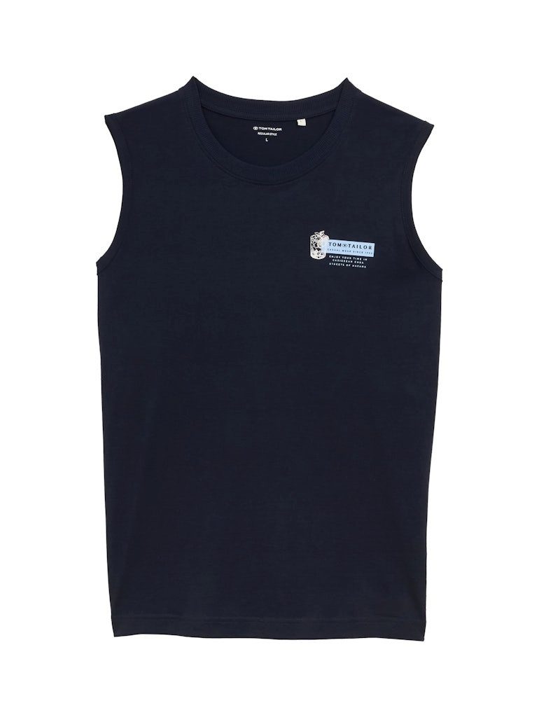 TOM TAILOR T-Shirt printed tanktop günstig online kaufen
