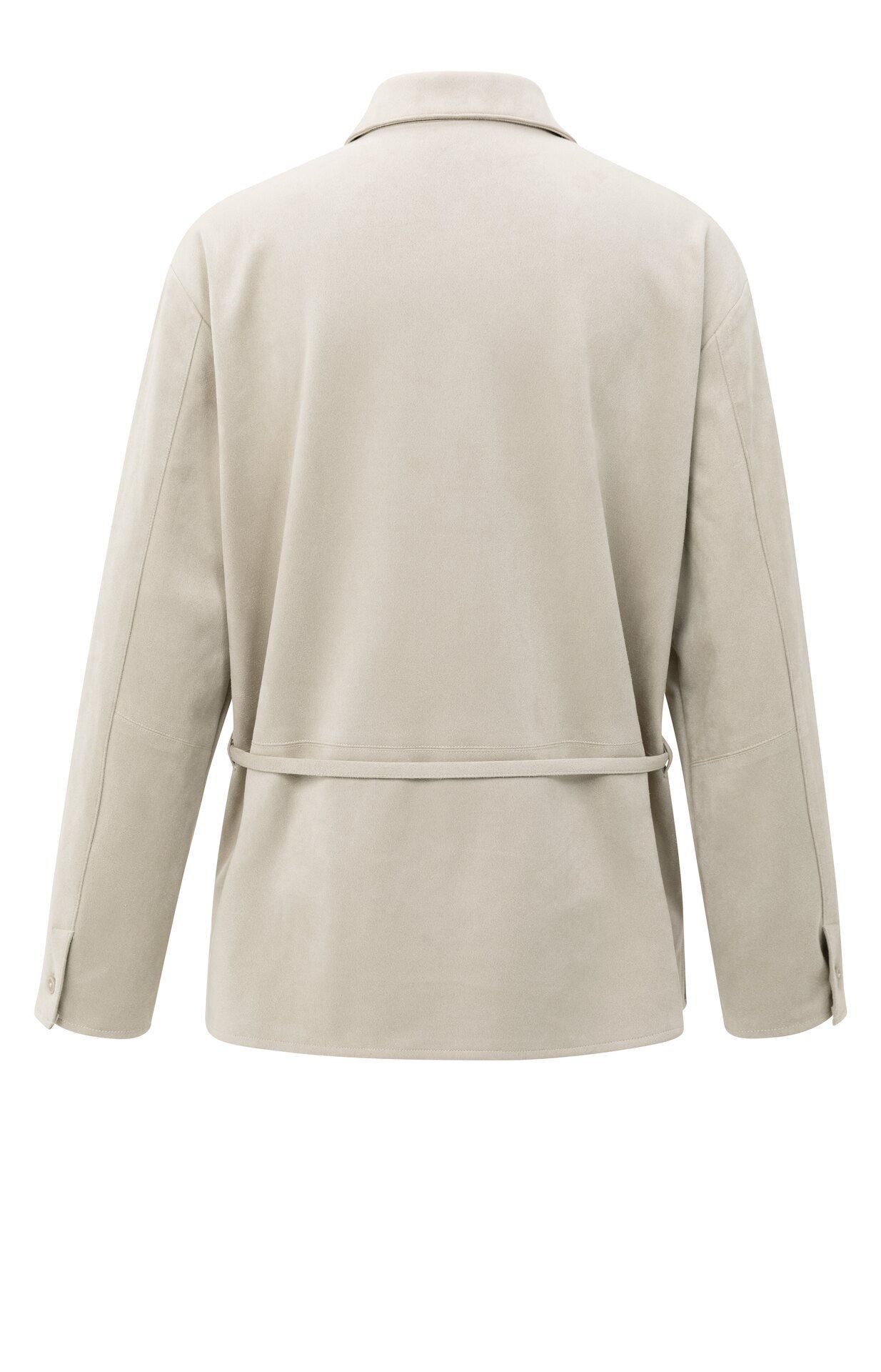 YAYA Shirtbluse Bluse mit Gürtel