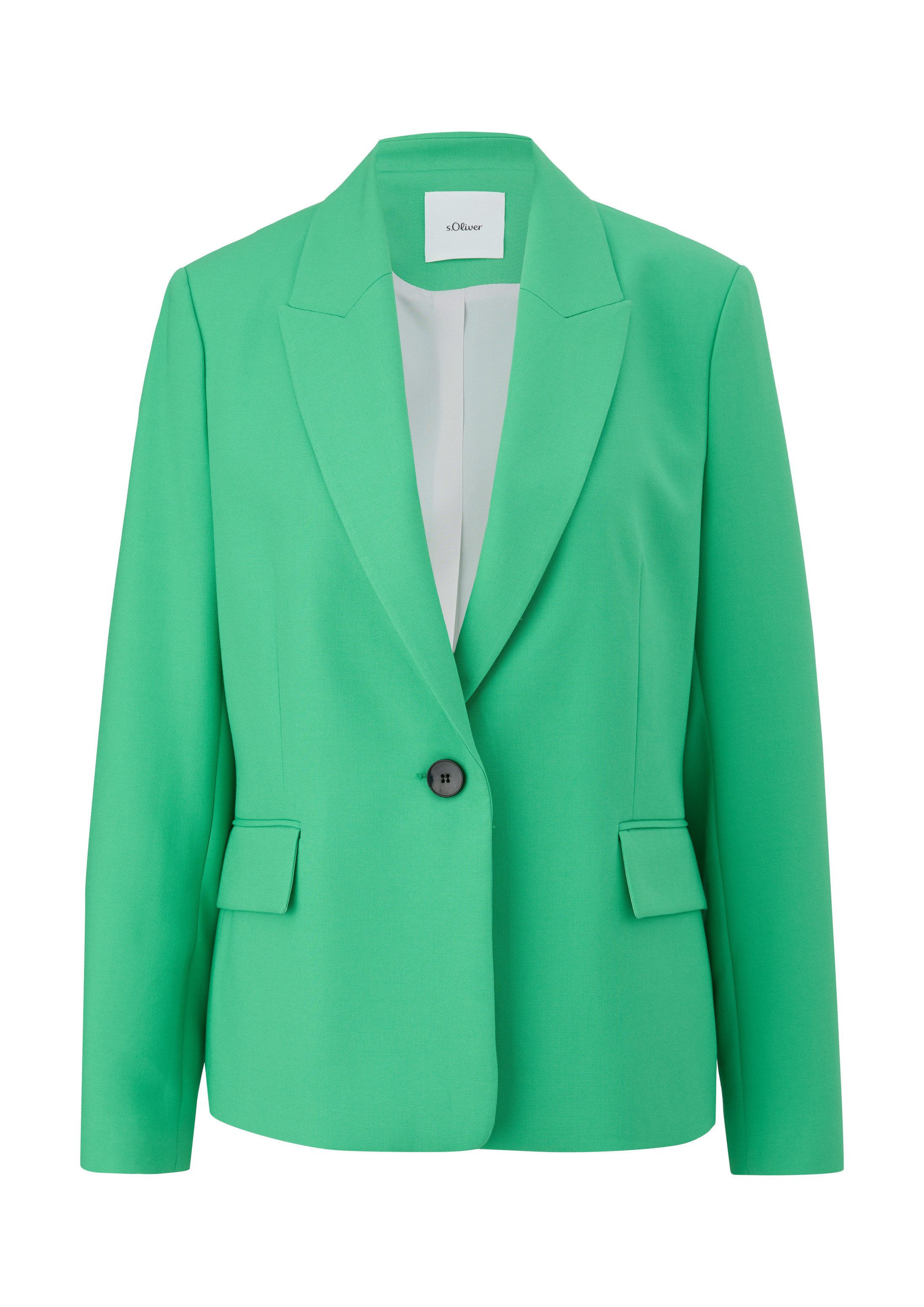 s.Oliver Jackenblazer Indoor-Blazer Blazer im Slim Fit