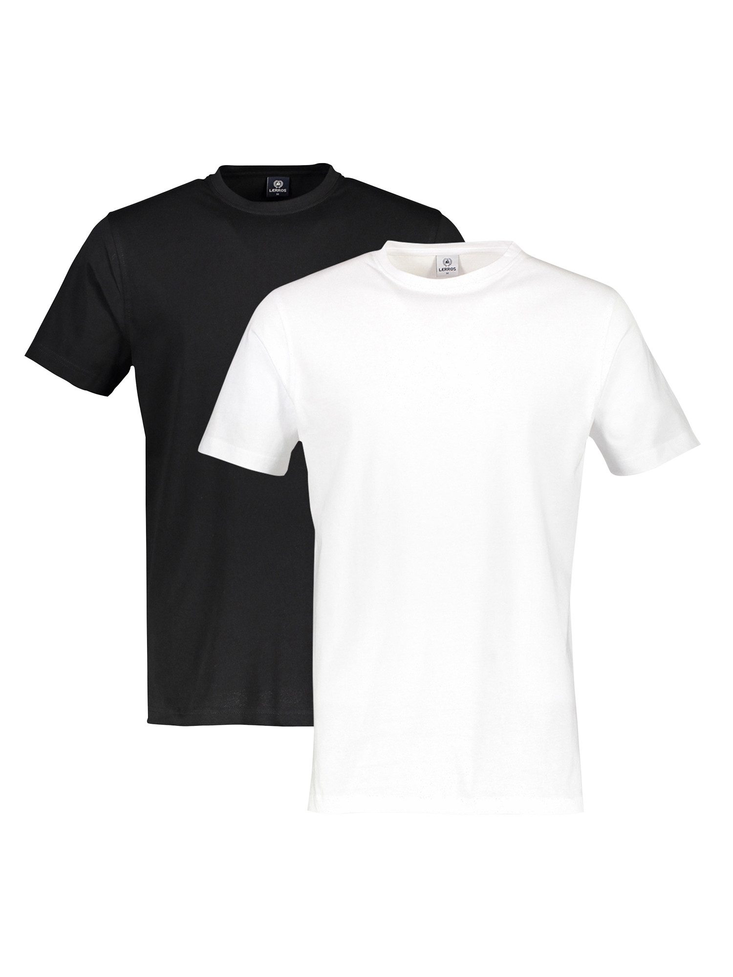 LERROS T-Shirt "LERROS Doppelpack T-Shirt Rundhals in Premium Baumwollquali günstig online kaufen