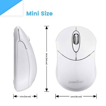 Perixx PERIMICE-802 w- Wireless Bluetooth Maus - für Mäuse