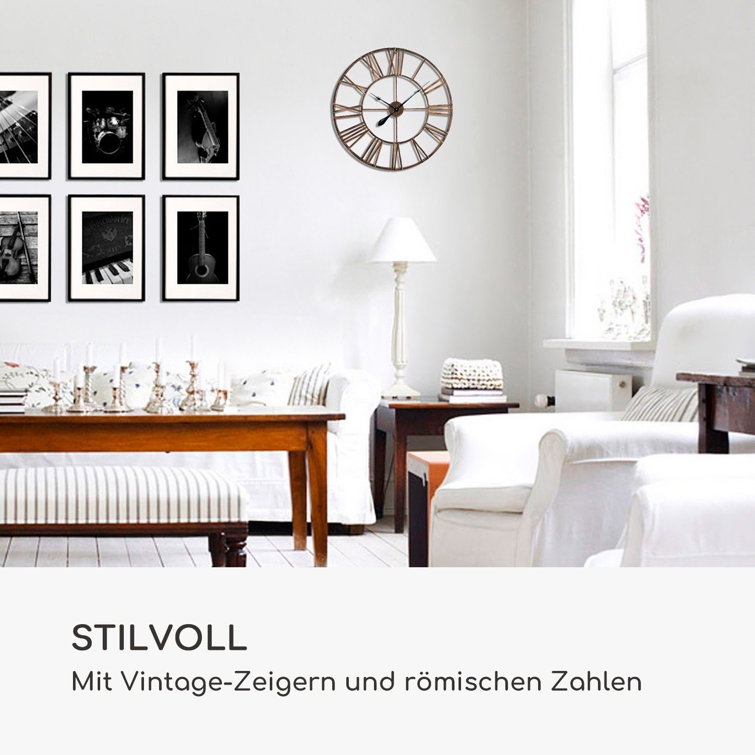 Casa Chic Wanduhr Queensway 60 Wanduhr günstig online kaufen