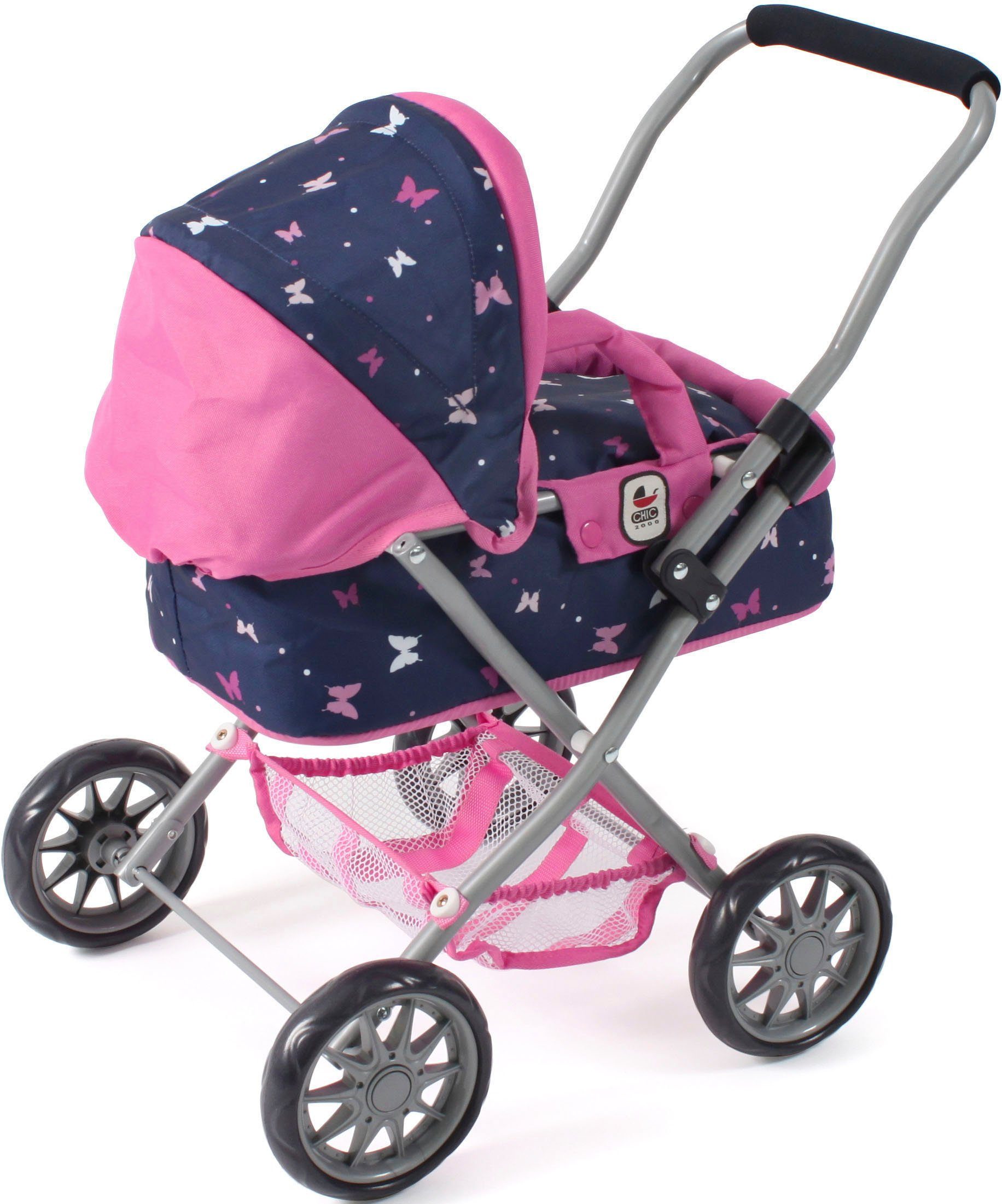 CHIC2000 Puppenwagen Smarty, Mini-Kuschelwagen, mit herausnehmbarer Tragetasche