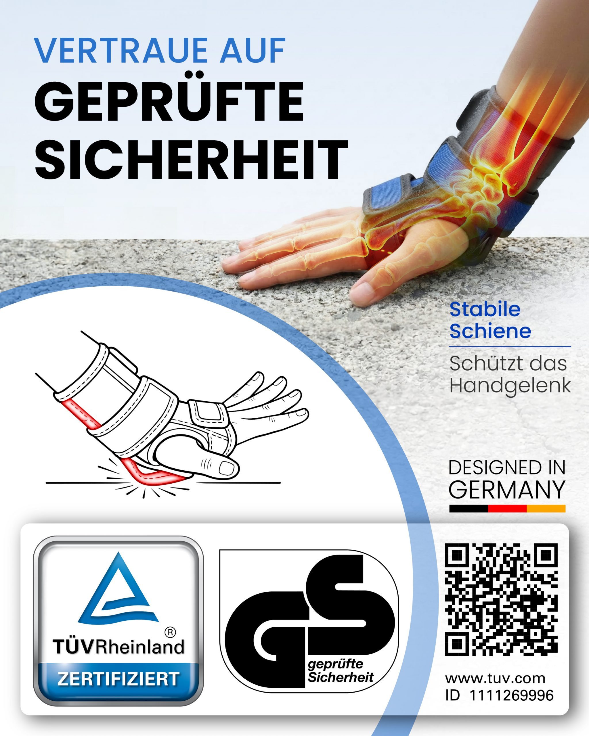 99FLIPS Protektoren-Set 3-12 Jahre Protektoren Mädchen mit Ellenbogenschoner Knieschützer (Knieschoner Set Kinder, 6-tlg., Schützer Set Kinder Knieschoner Handg – Bild 2 von 5