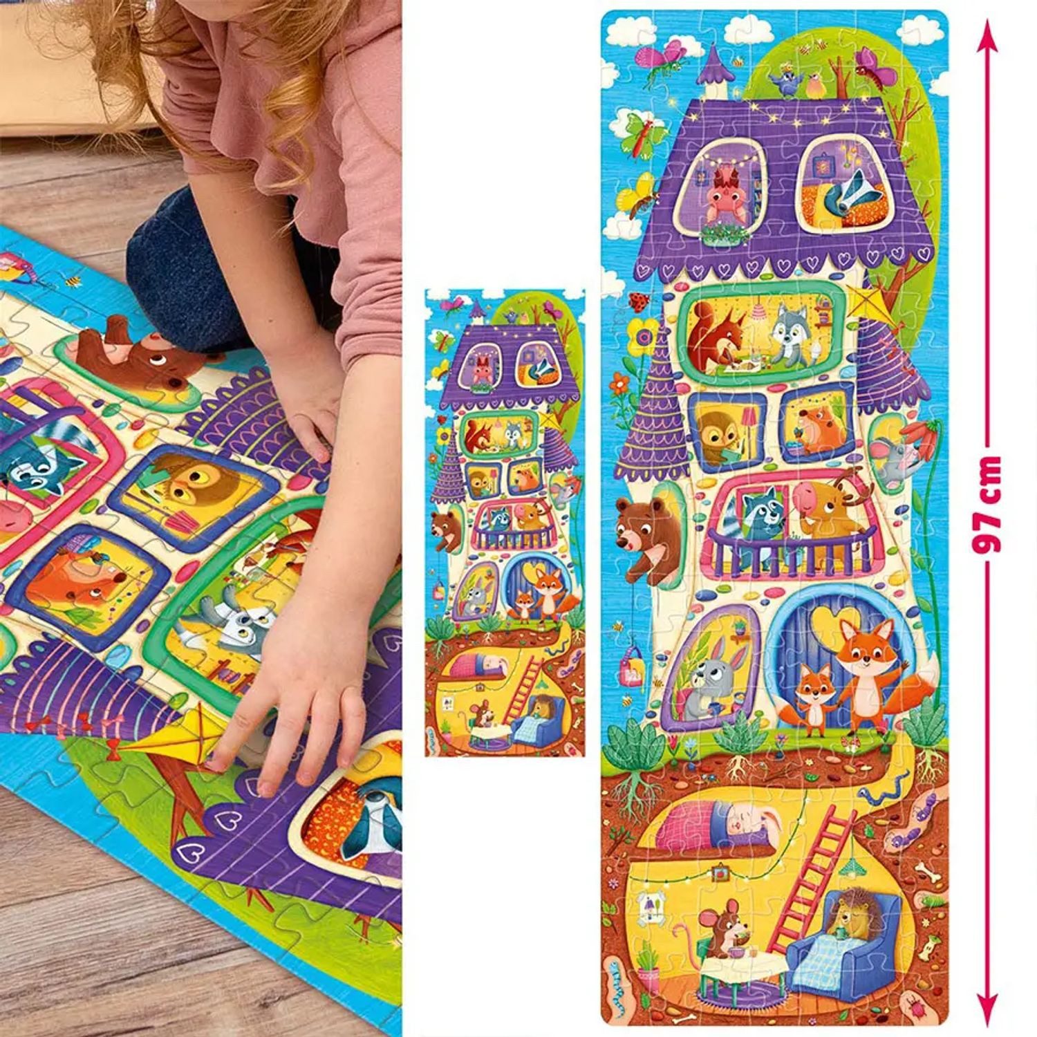 Käfer Puzzle Puzzle Roter Käfer Bodenpuzzle Haus, Puzzleteile