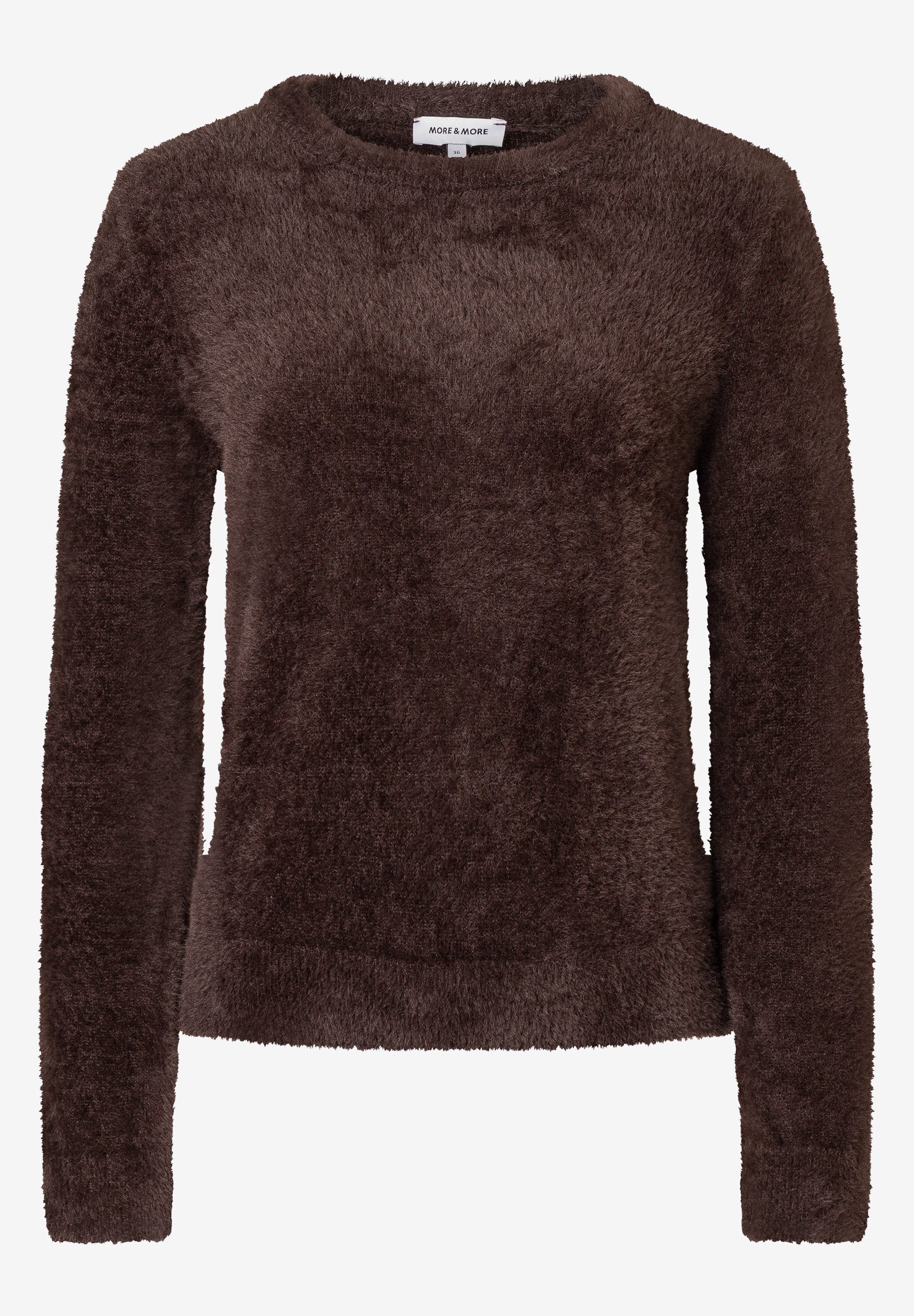 MORE&MORE Strickpullover Flauschiger Pullover