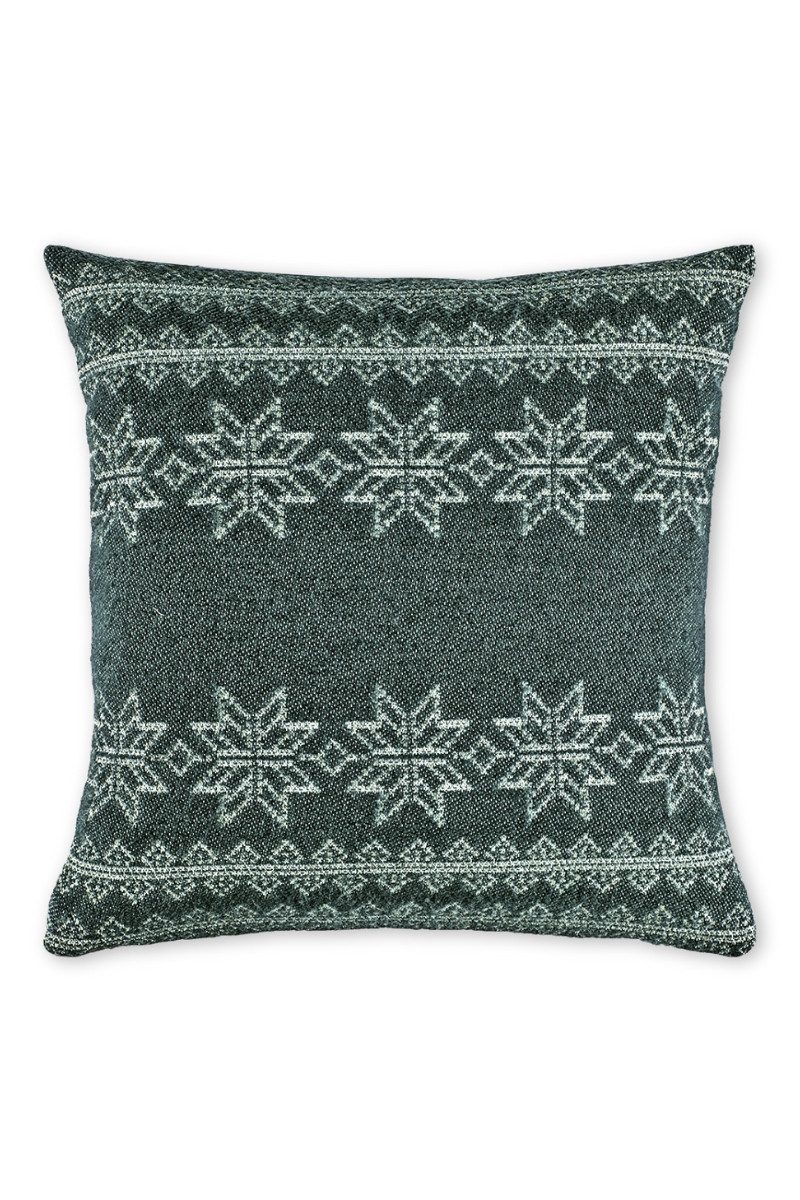 pad home design concept gmbh Kissenhüllen Kissenhülle - KREUZSTICH - grün