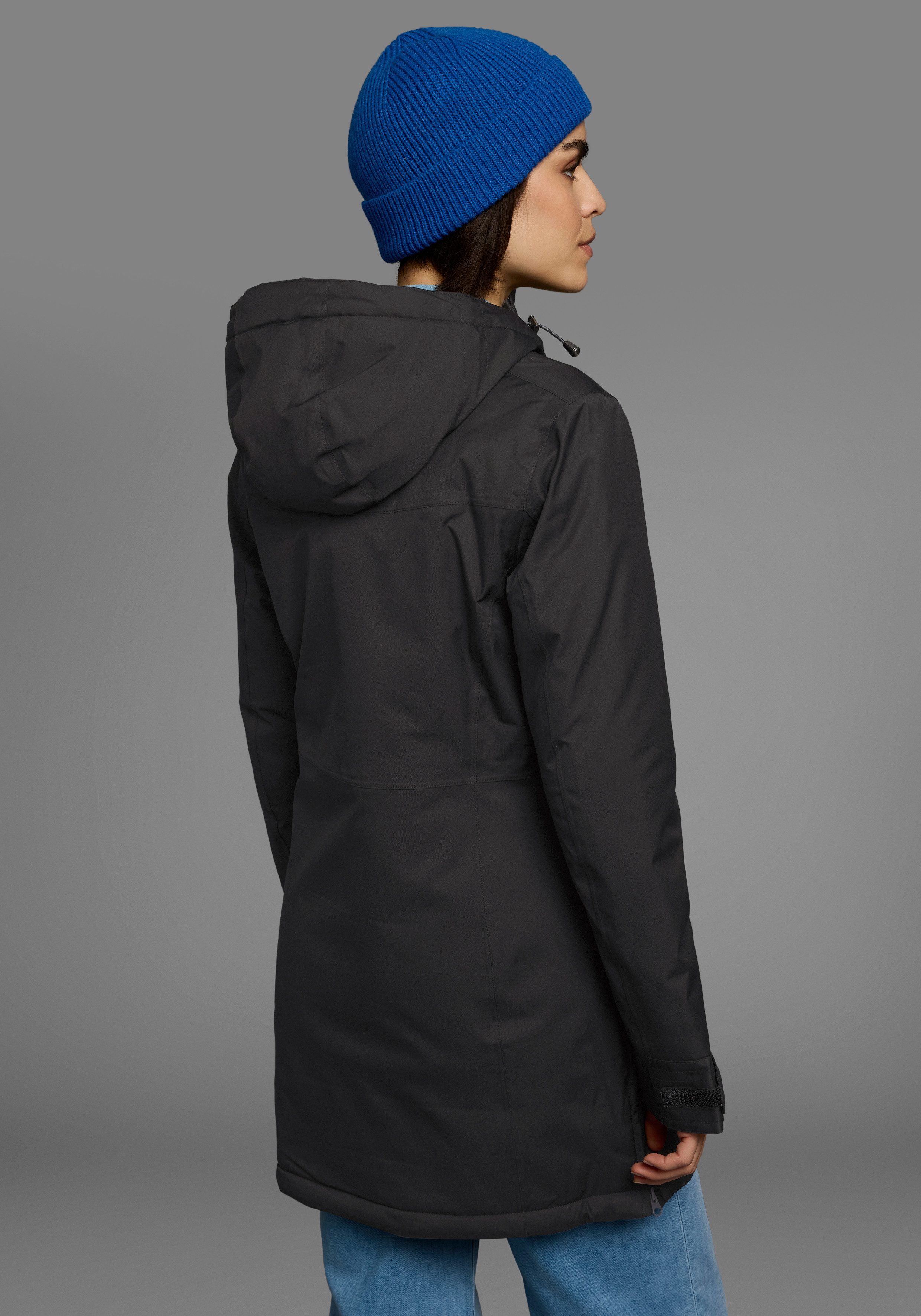 Polarino Funktionsmantel Atmungsaktiv, winddicht und wasserdicht