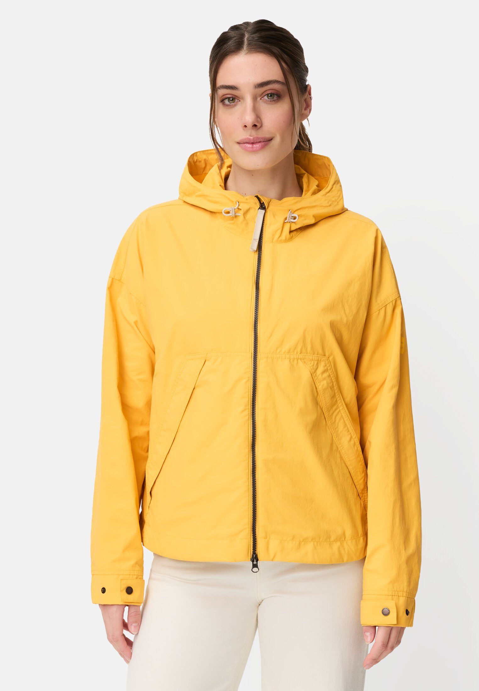 camel active Blouson im Oversized Fit Langarm Markenlogo