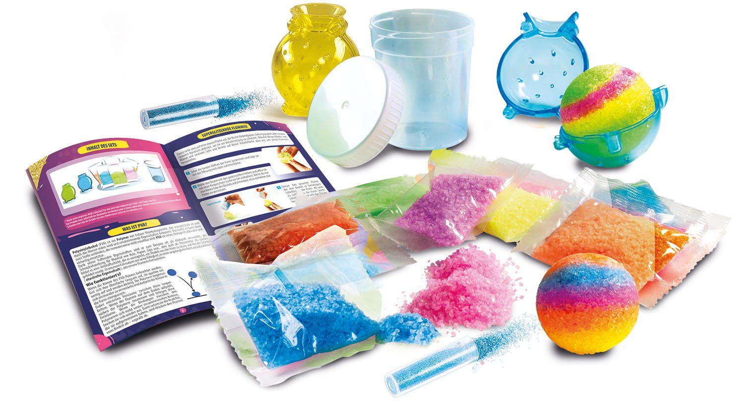 Clementoni® Kreativset Galileo, Glitter-Flummis
