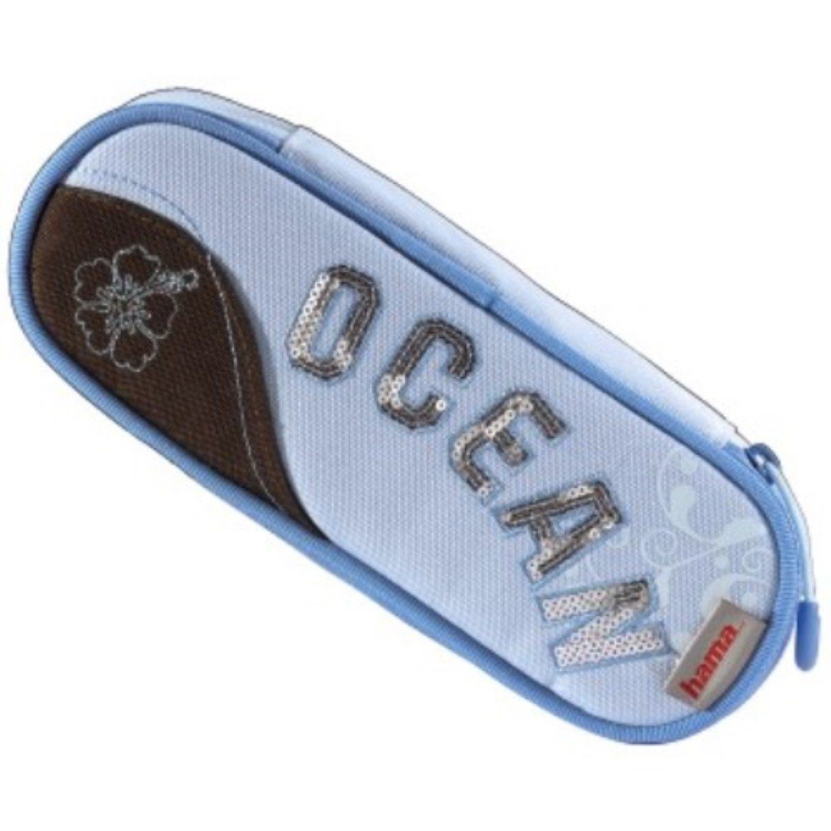 Hama Federmäppchen Schlamper-Mäppchen Ocean blau Mäppchen, Schul-Mäppchen Federmäppchen Stifte-Etui
