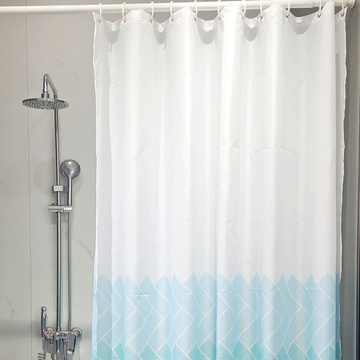 AUKUU Duschvorhang Duschvorhang Duschvorhang wasserdichter und schimmelresistenter, Duschvorhang aus Polyestergewebe Badezimmer Trennvorhang mit