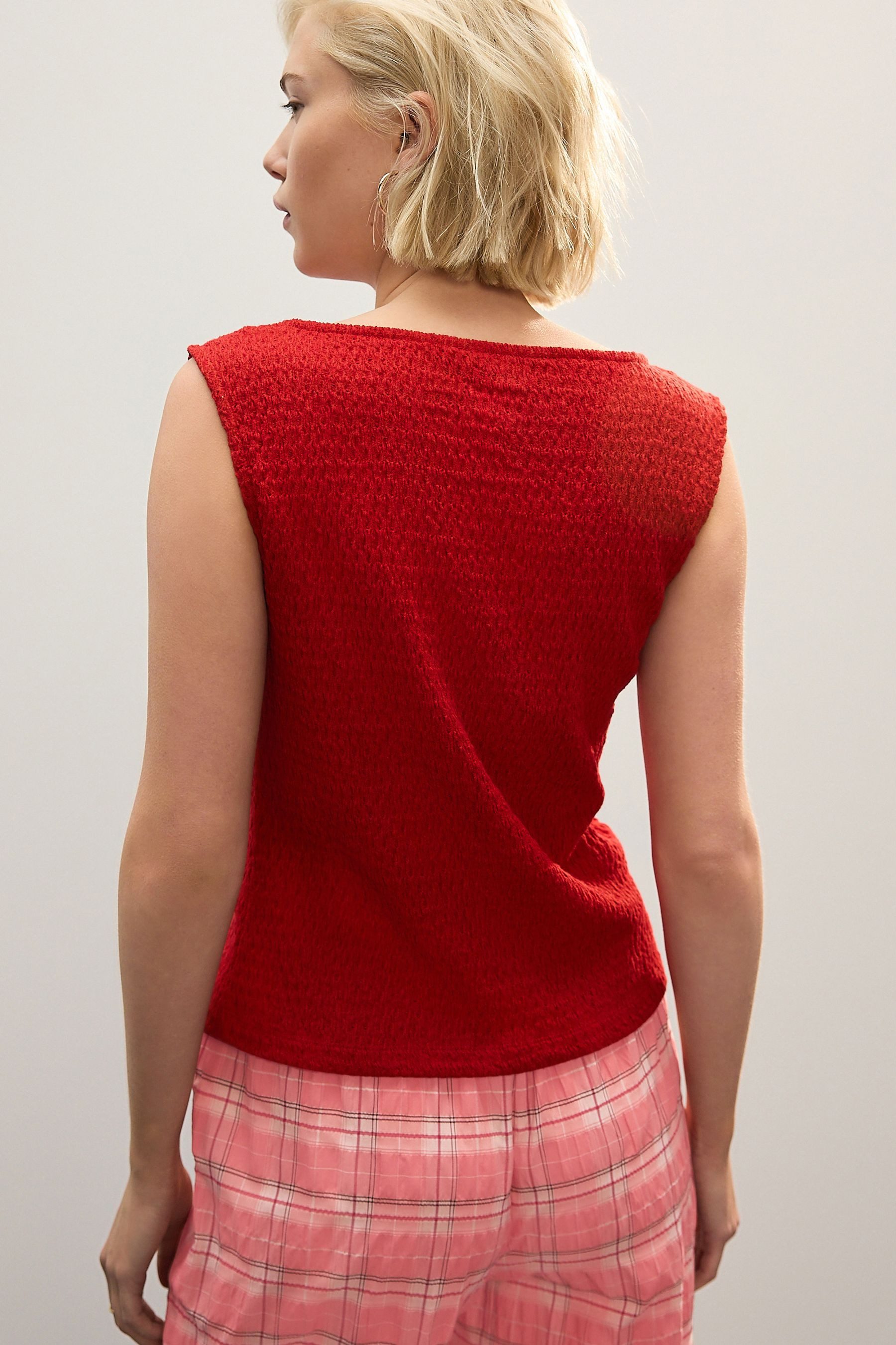 Next Blusentop Strukturierte Weste mit durchgehender Knopfleiste (1-tlg) günstig online kaufen