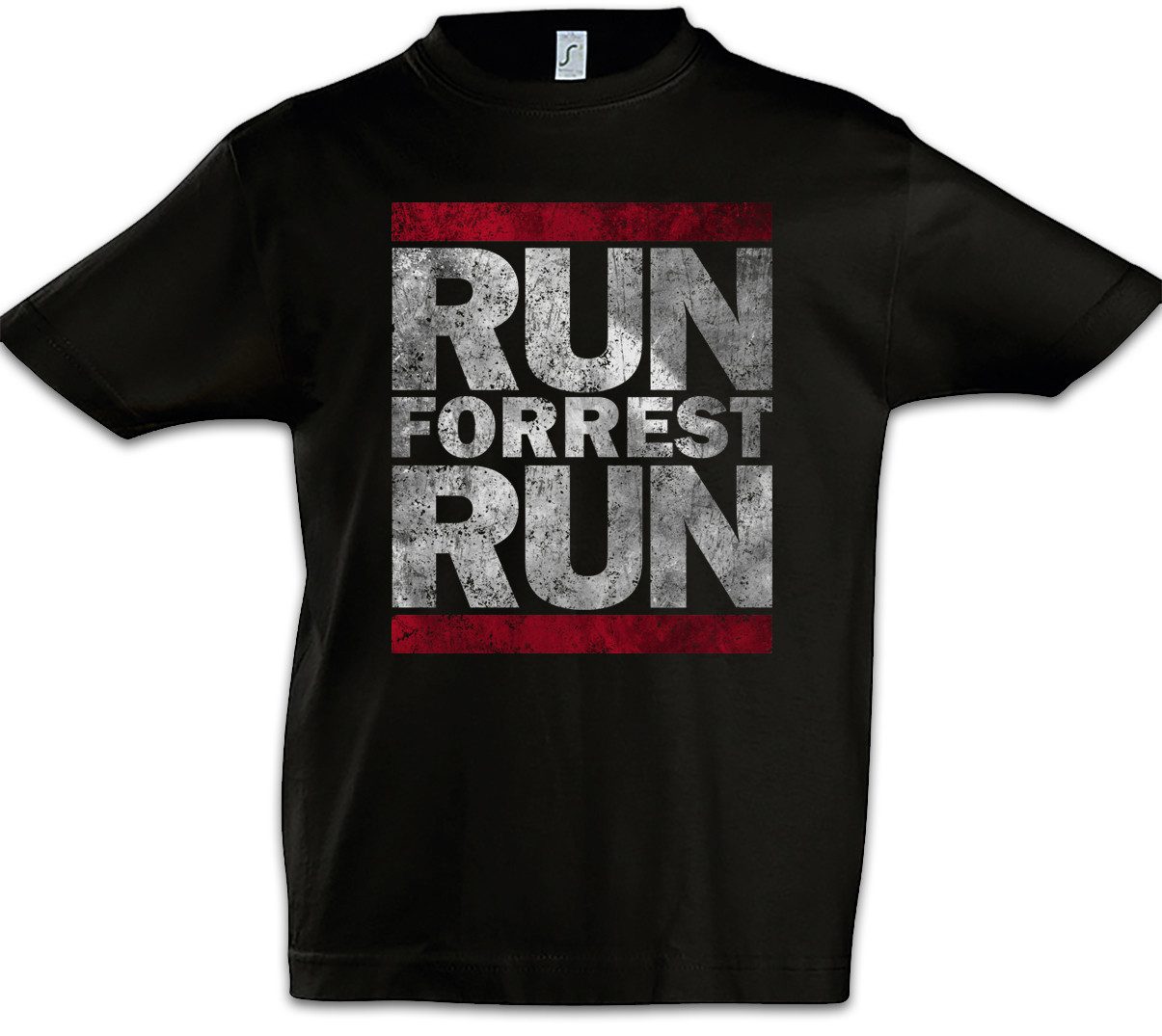 Print-Shirt Run Forrest Run Kinder T-Shirt Lauf Forrest Lauf Gump Movie DMC Ghetto