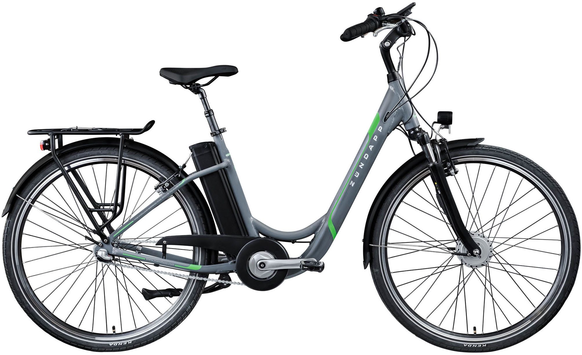 Zündapp E-Bike Cityrad Z510, 3 Gang Shimano Nexus SC-3C41 Schaltwerk, Nabenschaltung, Frontmotor, 531 Wh, (mit Frontkorb), Pedelec, Elektrofahrrad für Damen u. Herren