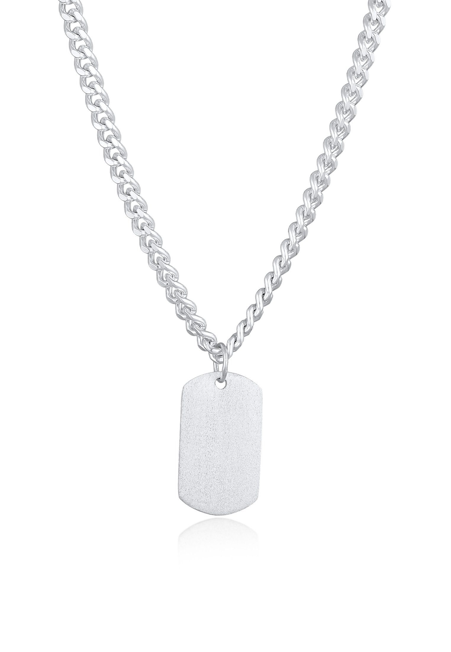 Kuzzoi Silberkette Panzerkette Anhänger Platte 925 günstig online kaufen