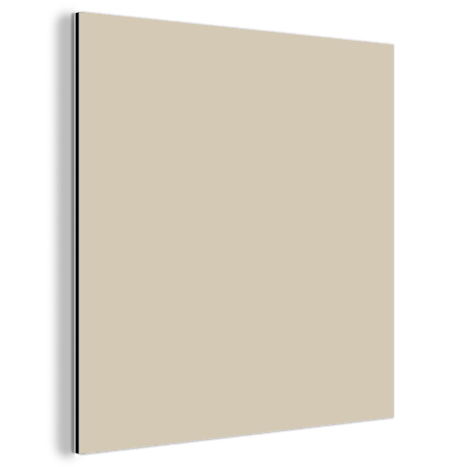 MuchoWow Metallbild Gebacken – Keks – Nude, Inkl. Aufhängung, Alu-Dibond-Druck, Wandbild aus Metall, Aluminium deko, 20x20 cm