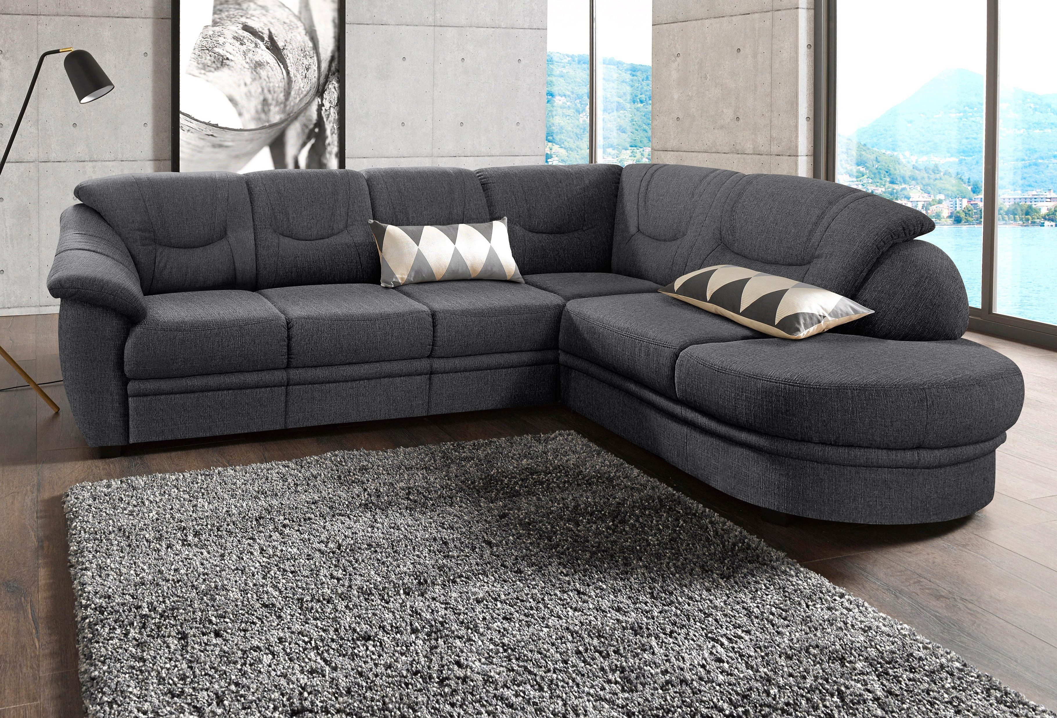 sit&more Ecksofa "Mailand L-Form", wahlweise mit Bettfunktion günstig online kaufen
