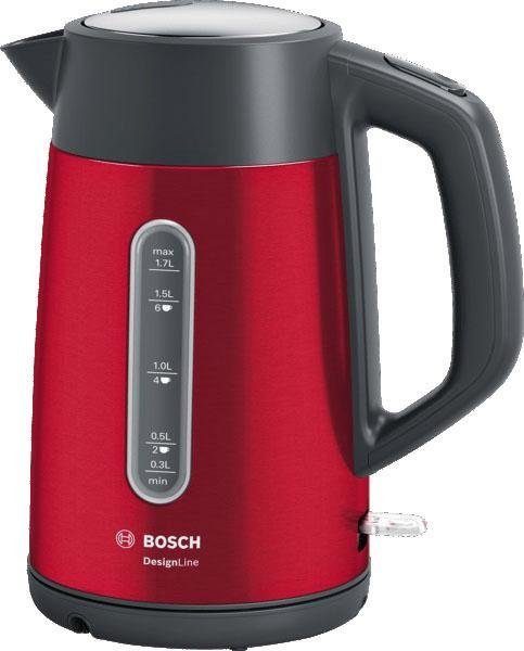 BOSCH Wasserkocher TWK4P434 DesignLine, 1,7 l, 2400 W