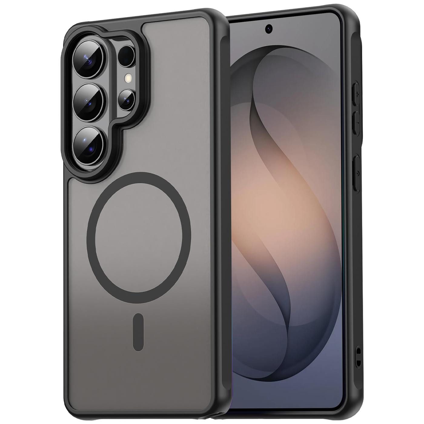 CoolGadget Handyhülle Magnet-Hülle für Samsung Galaxy S26 Ultra Schutzhülle magnetisch 6,9 Zoll, Hülle Matt Stoßfest kompatibel mit QI-Laden Zubehör Kameraschutz Case