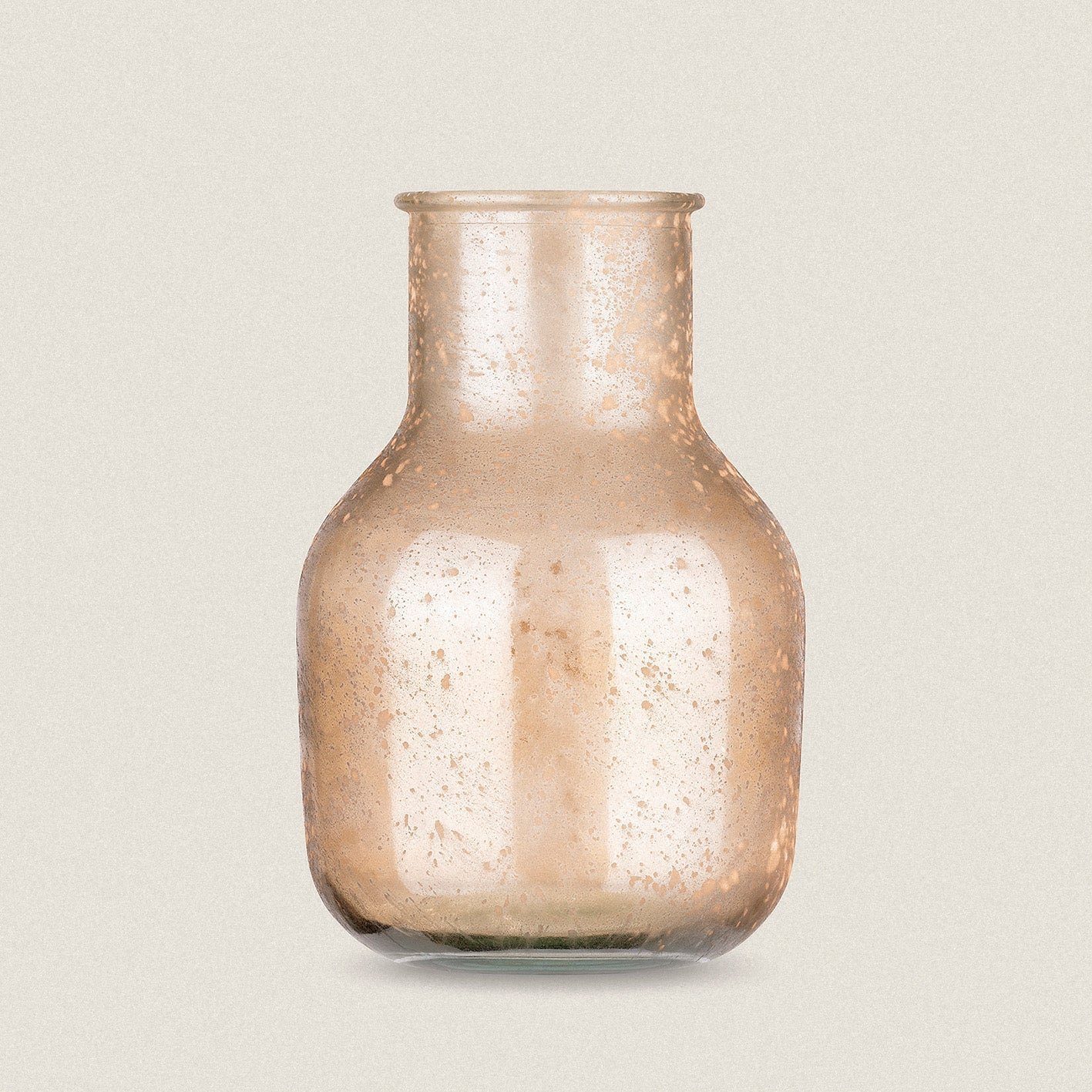 the way up Tischvase Vase "Aaron", 100 % Altglas, antikbraun