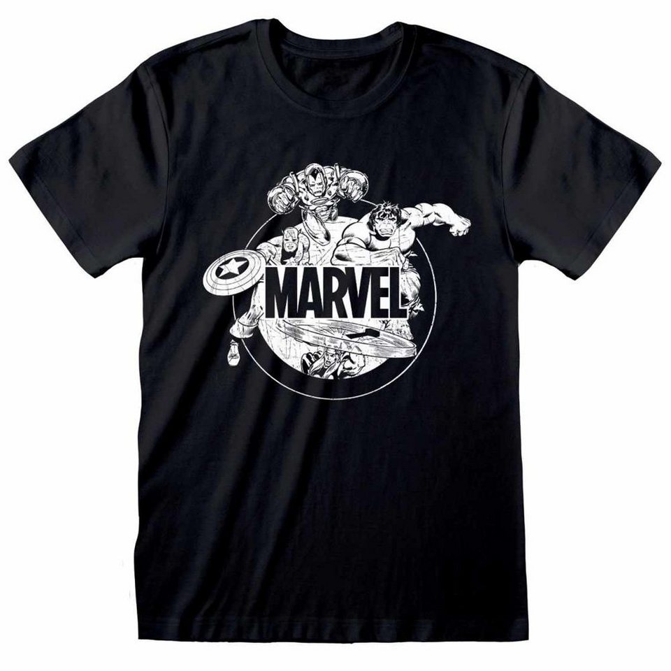 Heroes Inc Print-Shirt Marvel Characters - Marvel Comics, hochwertiges  Unisex T-Shirt zu den Marvel Comics