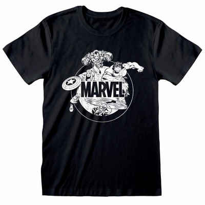 Heroes Inc Print-Shirt Marvel Characters - Marvel Comics