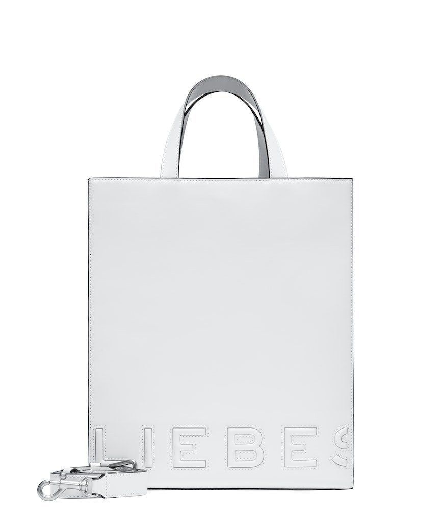Liebeskind Berlin Shopper Paper Bag M Logo Carter Offwhite