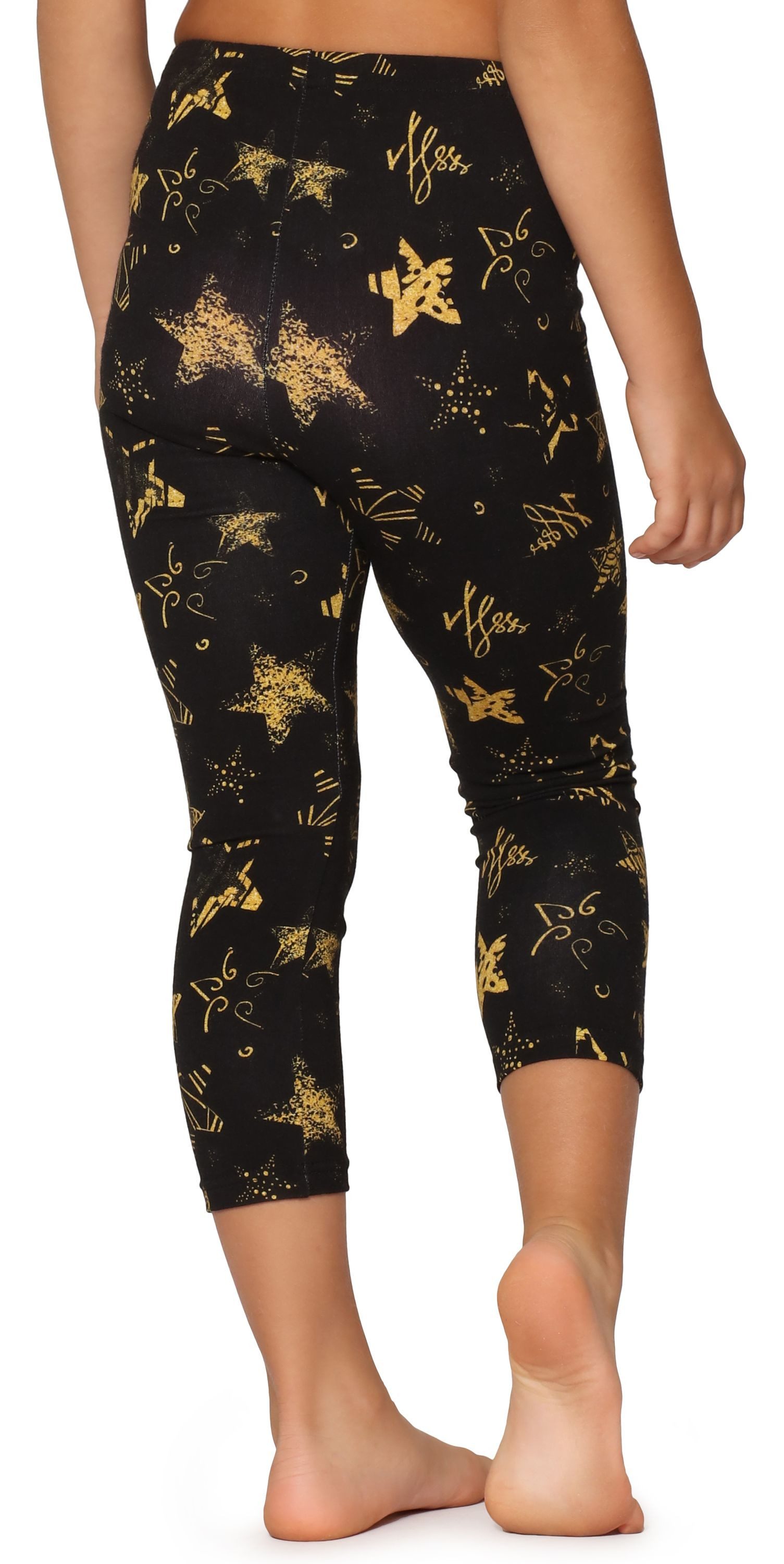 Merry Style Leggings Mädchen 3/4 Capri Leggings MS10-405 (1-tlg) elastischer Bund