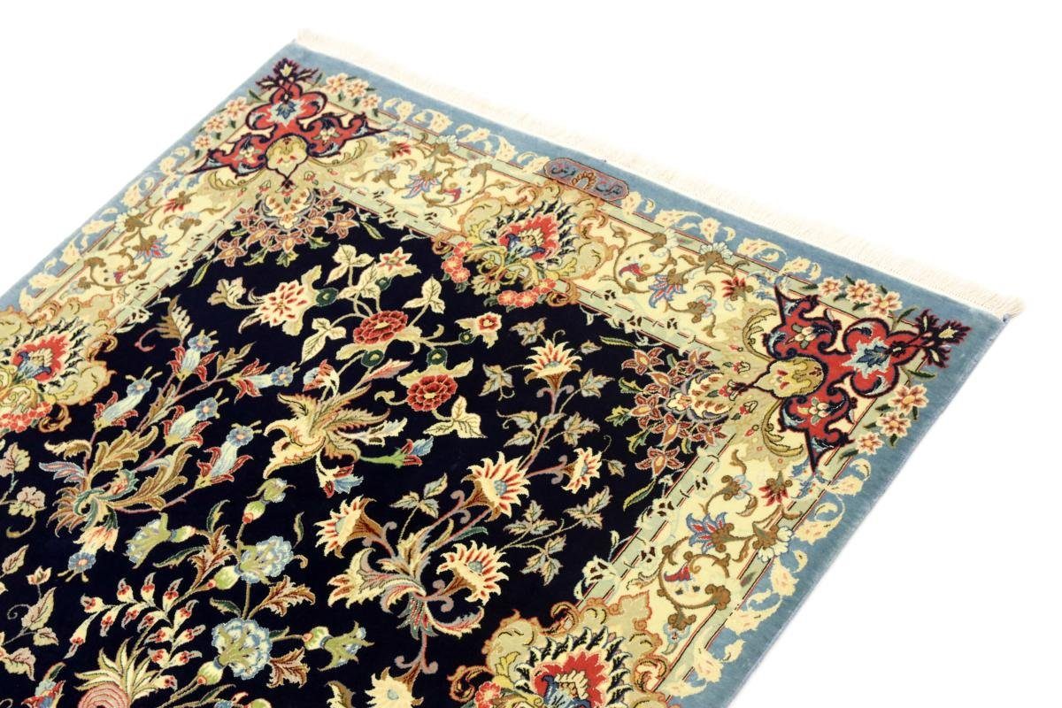 Orientteppich Isfahan mm Nain Seidenkette Höhe: Trading, Sherkat 6 Ilam Farsh rechteckig, Handgeknüpfter, 100x154