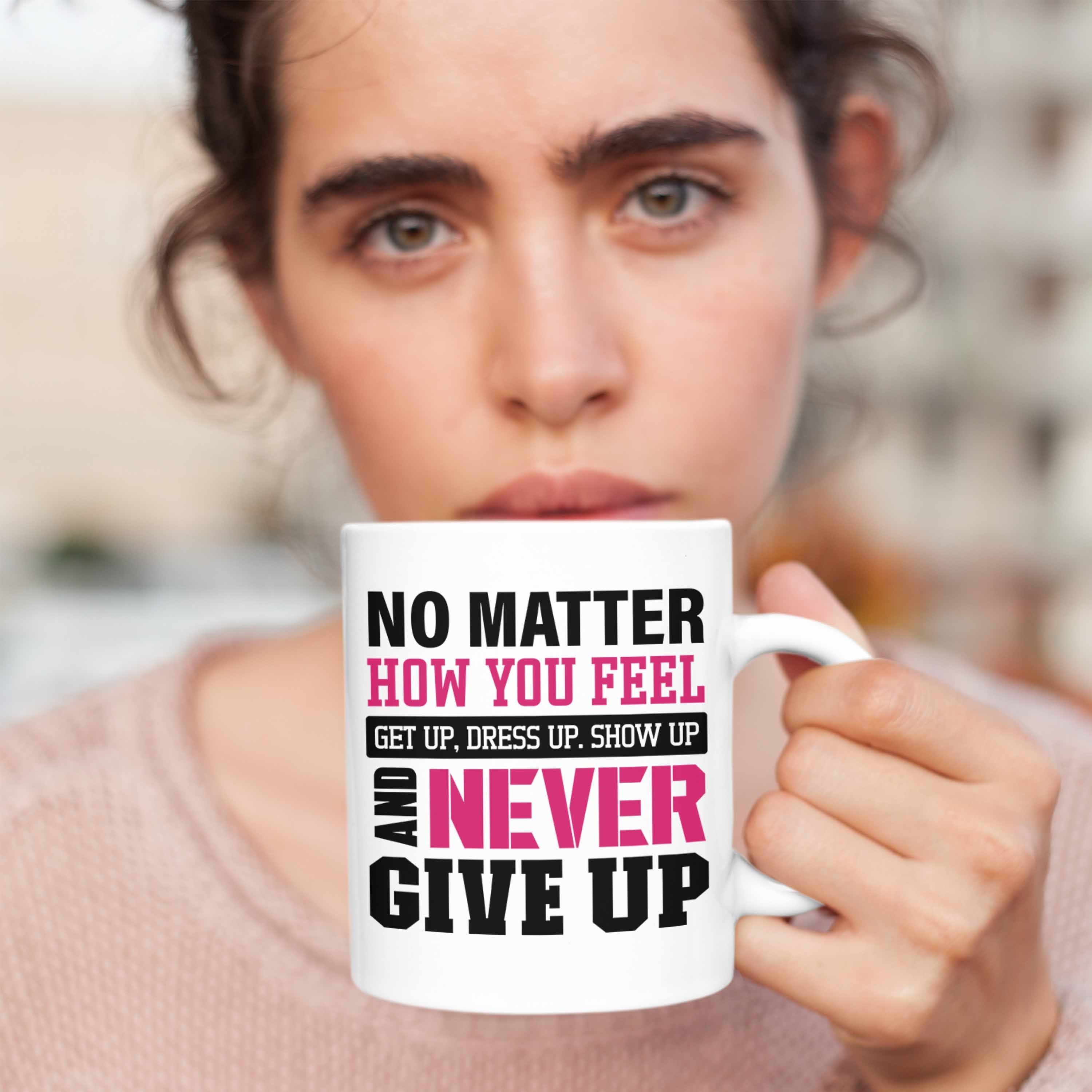 - Trendation Weiss Spruch Entrepreneur Tasse Selbstständige Aufgeben Frauen Niemals Geschenk Motivation Boss Tasse Gechenkidee Trendation