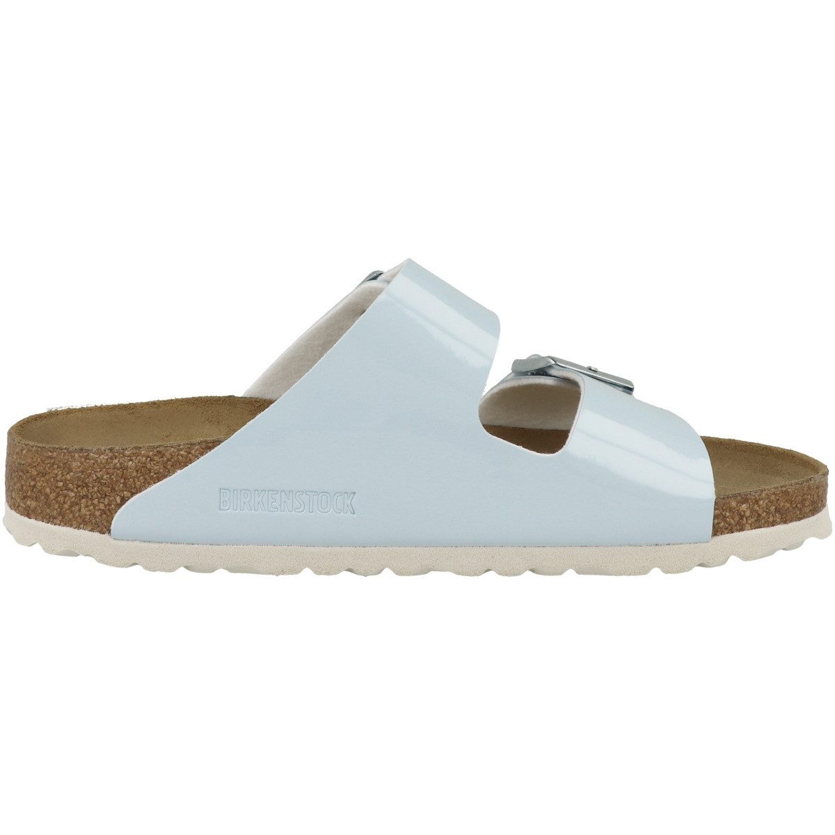 Birkenstock Arizona Birko-Flor Patent schmal Damen Pantolette Hausschuhe, Sandaletten, Mules, Pantoffeln, Slipper