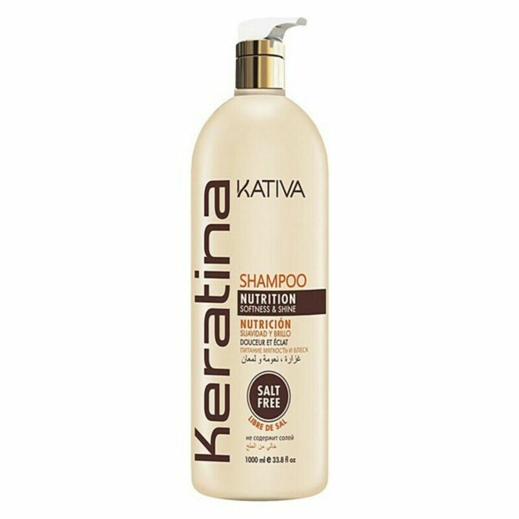 Kativa Haarshampoo Kativa Nutrition, & Shine Softness 1000 ml Shampoo Keratina