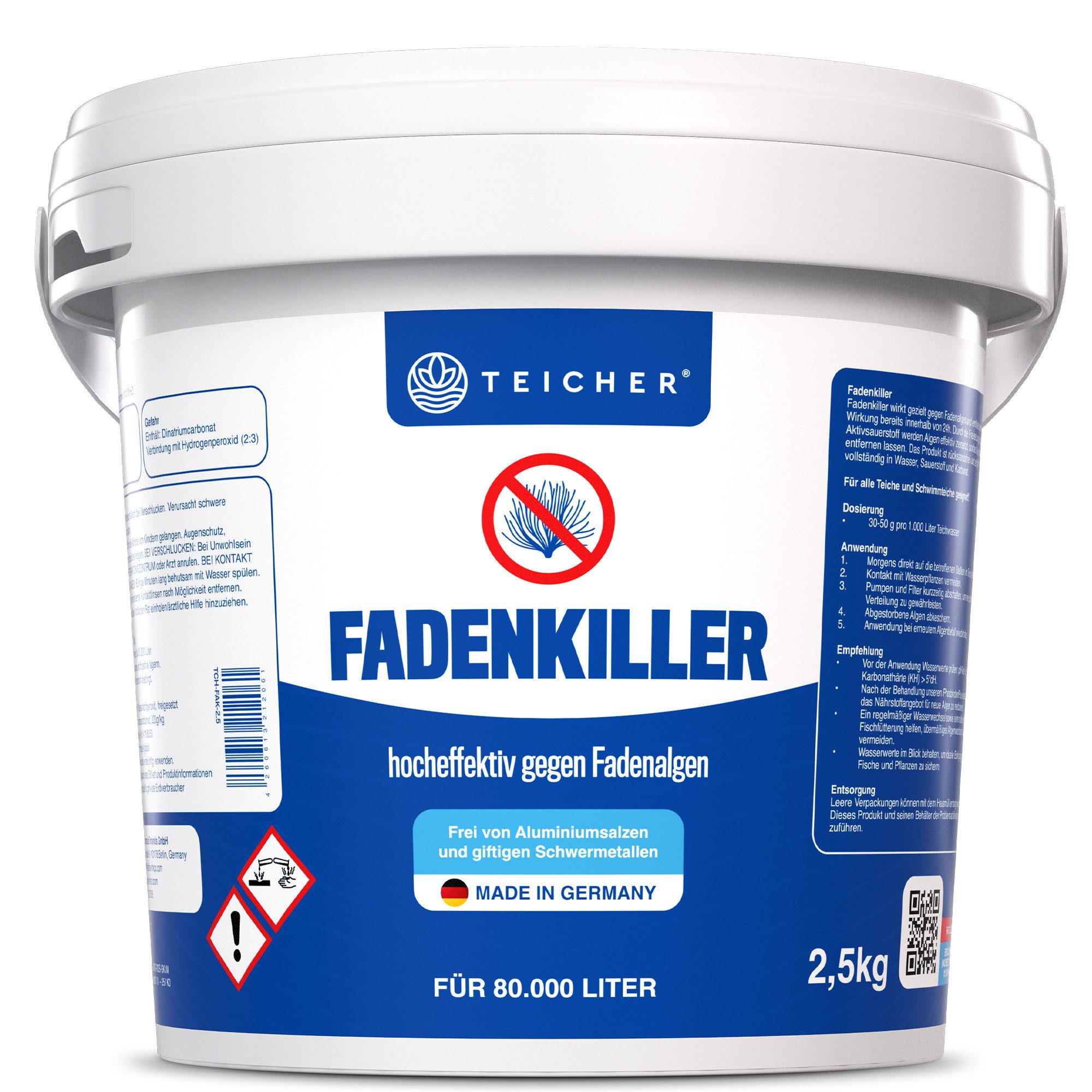 Teicher Algenbekämpfung Fadenalgenvernichter schnell & wirksam, günstig online kaufen
