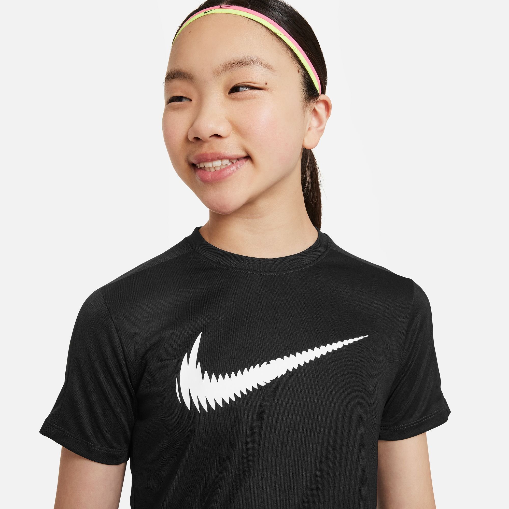 GX TOP Trainingsshirt Kinder NK BLACK/WHITE Sleeve - Short K Nike TRPHY DF für