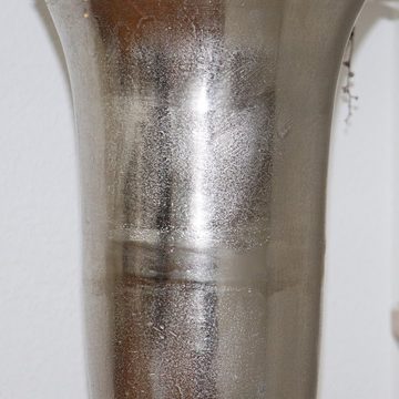 baario Bodenvase Bodenvase BALMA silber XXL, groß Pokalvase 85cm Aluminium Deko Antik