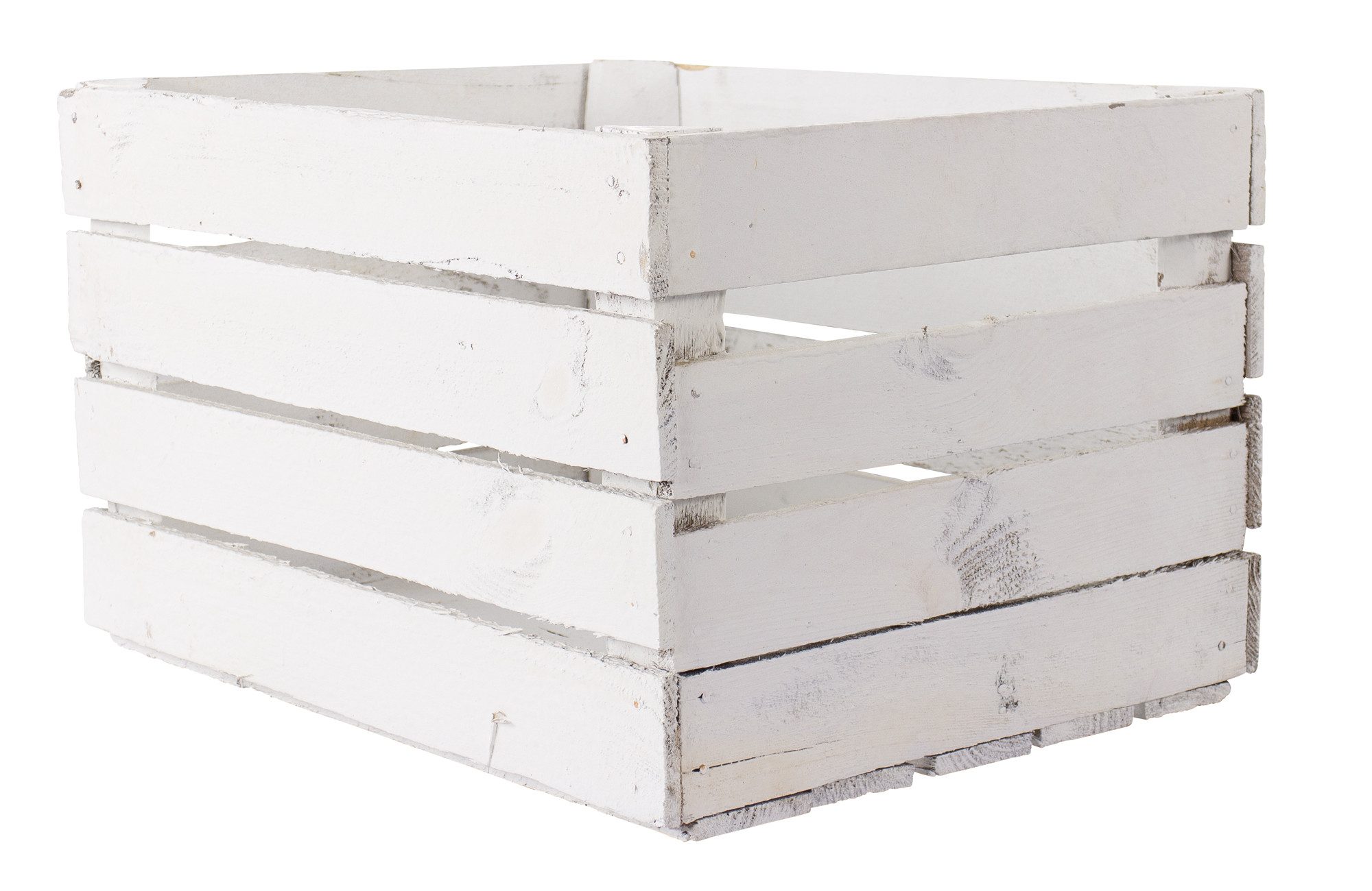 Allzweckkiste Obstkisten "Johanna" - gebraucht- weiß (Spar-Set)