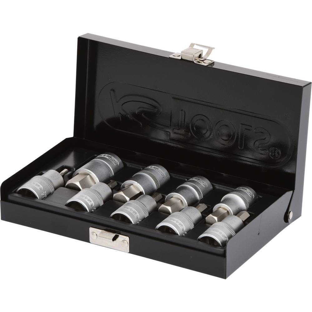 Steckschlüssel 1/2″ Bit-Stecknuss-Satz Innensechskant, kurz