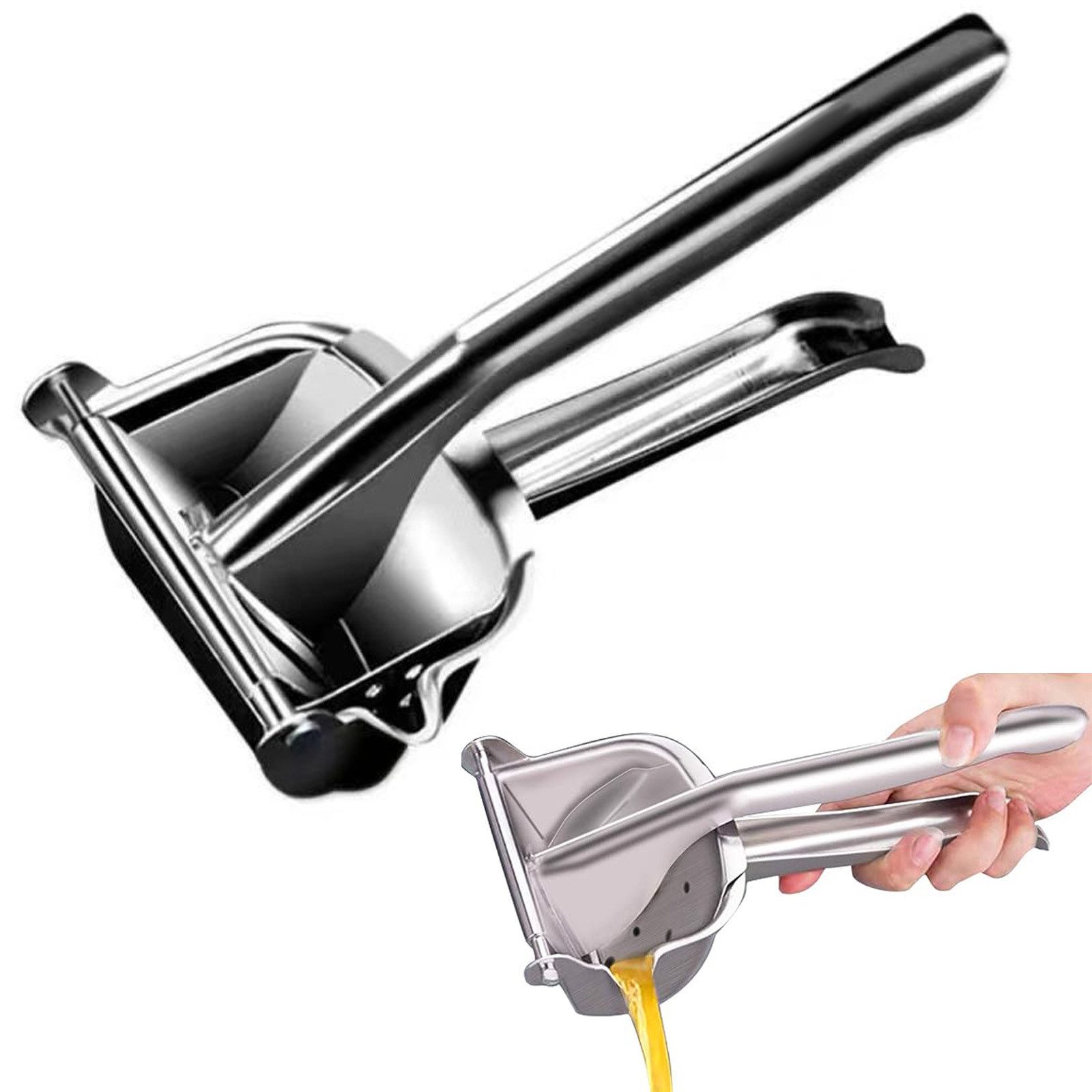 Zitruspresse Manuelle Saftpresse Zitronenpresse Limettenpresse Handpresse Edelstahl