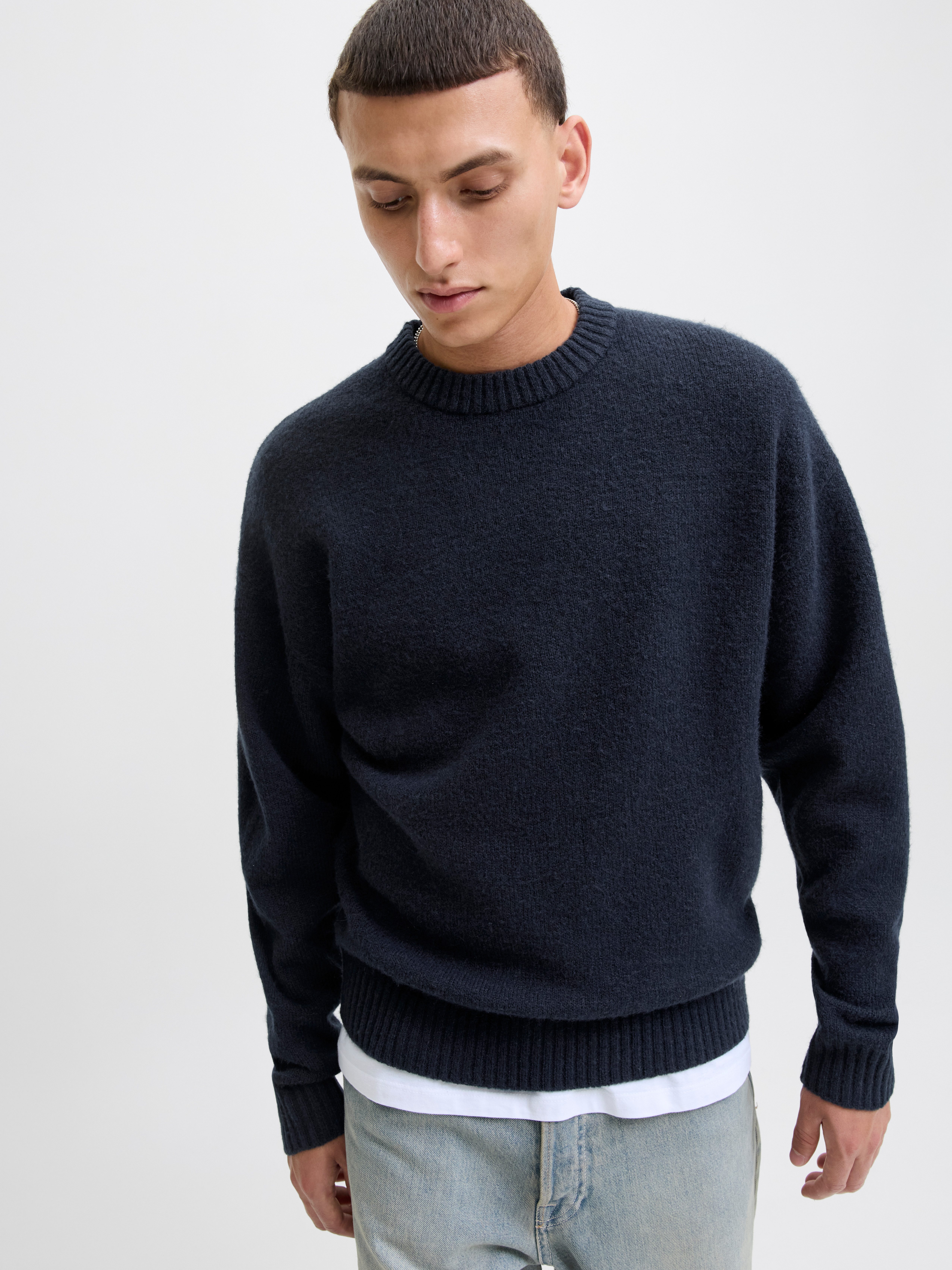 Jack & Jones Strickpullover JJESOHO OLLIE KNIT CREW NECK SN günstig online kaufen