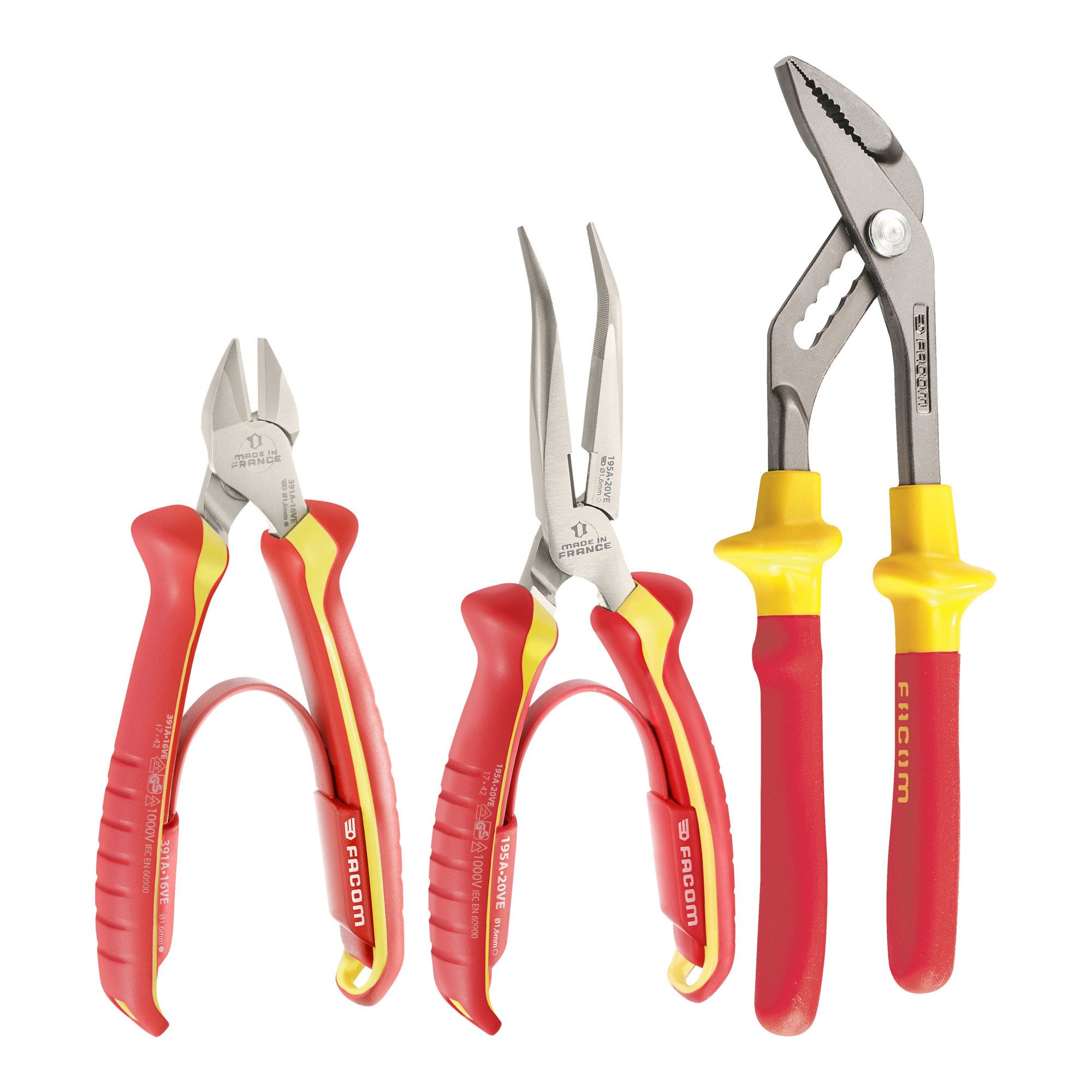 Facom Blechschere Facom Zangen Set 1000V 3-tlg